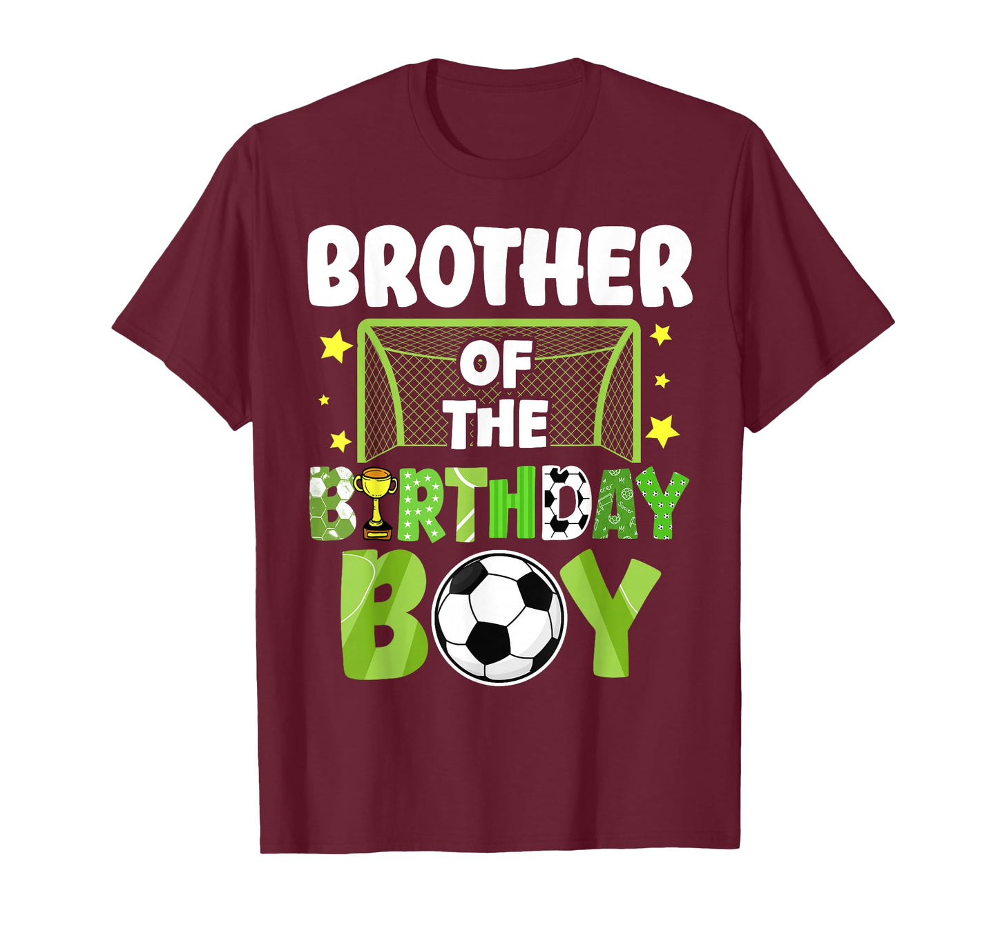 Soccer Brother Birthday Boy Party Soccer Family Matching T-Shirt