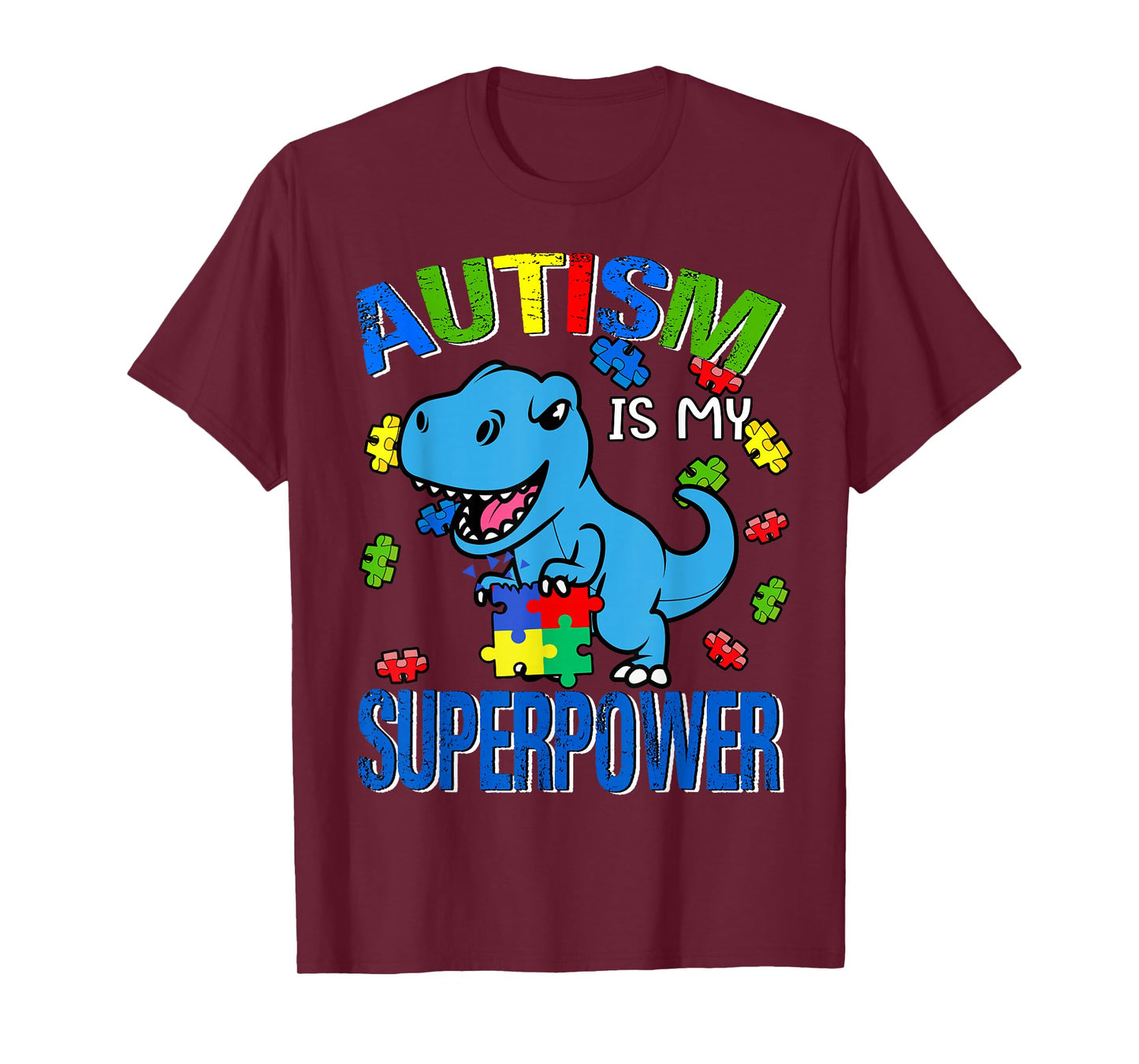 Autism Awareness Is My Superpower Kids Boys T-Shirt