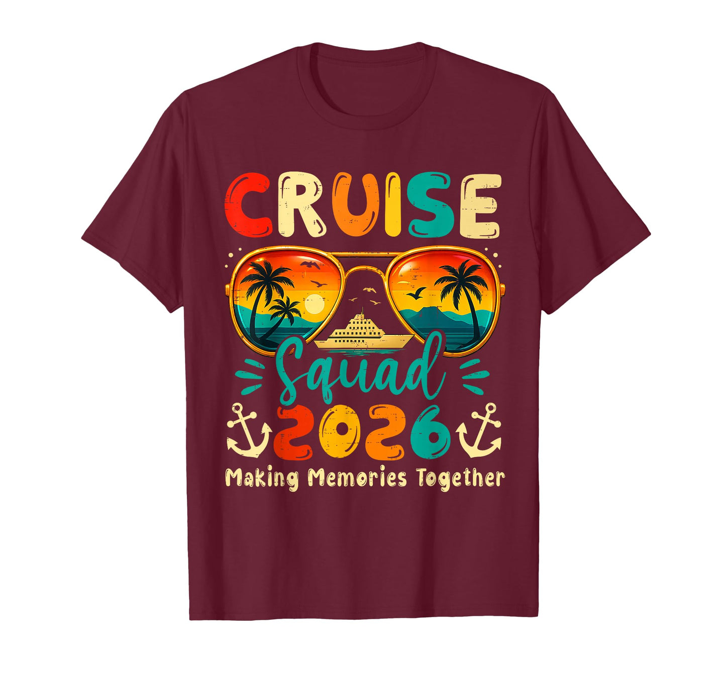 Cruise Squad 2026 Family Group Matching Summer Vacation T-Shirt