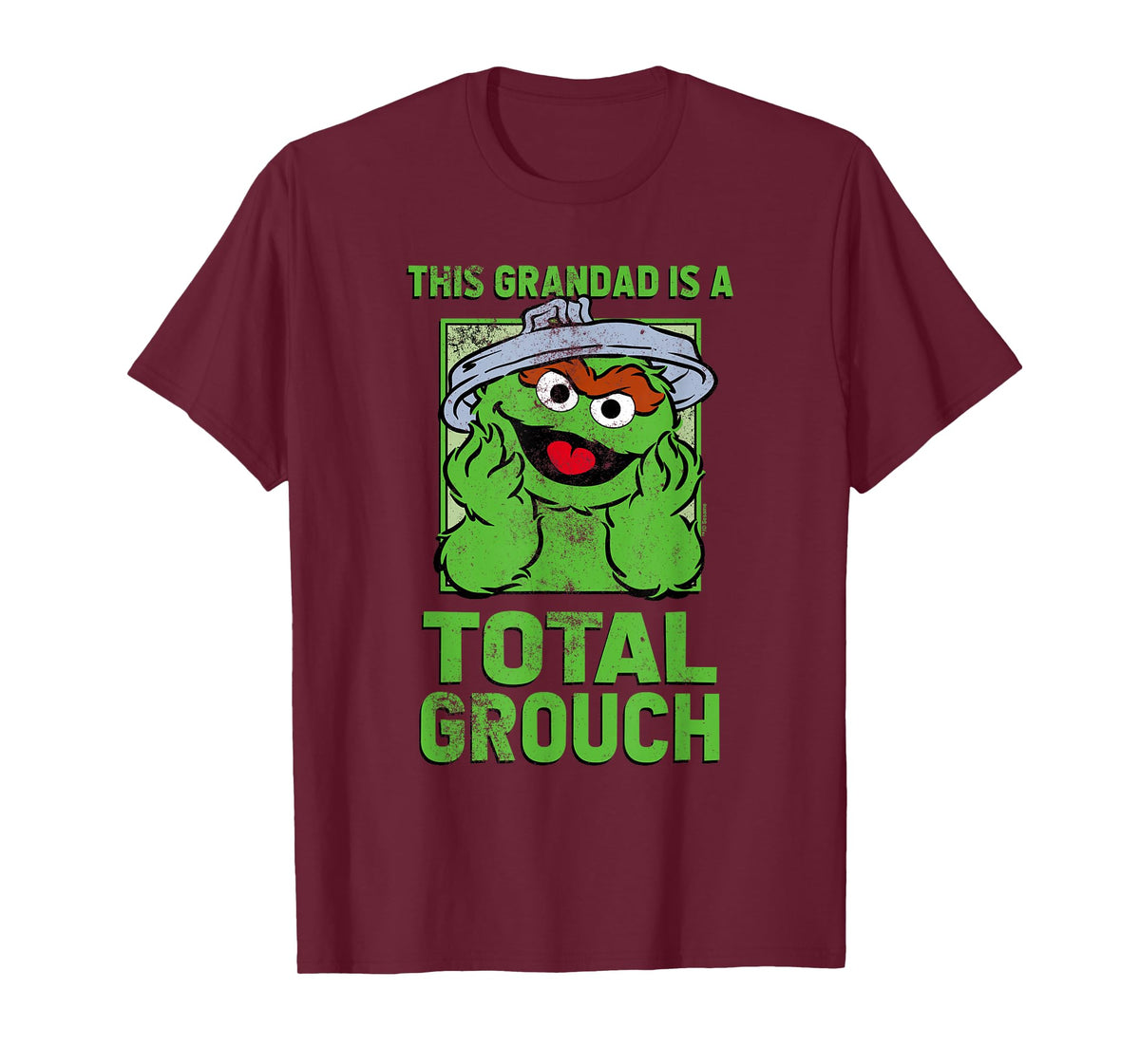 Sesame Street Fahter's Day Total Grouch Grandad T-Shirt