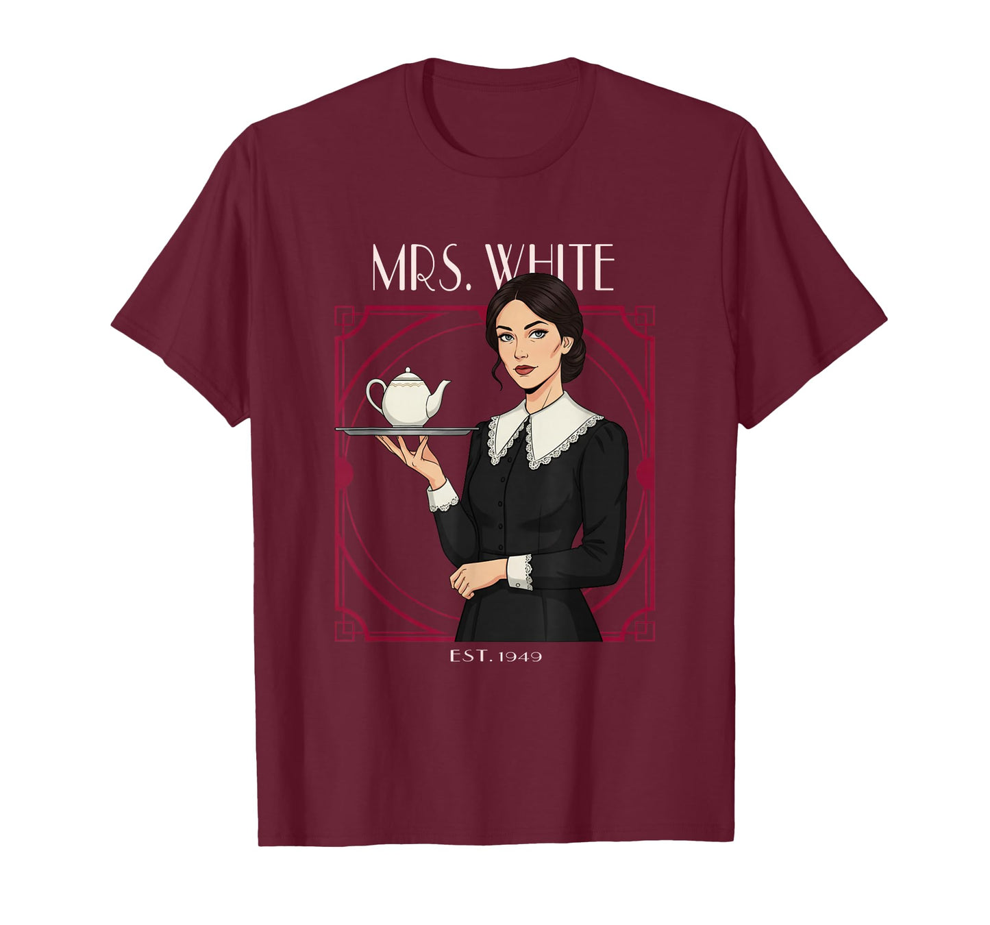 Mrs White - Clue Game T-Shirt