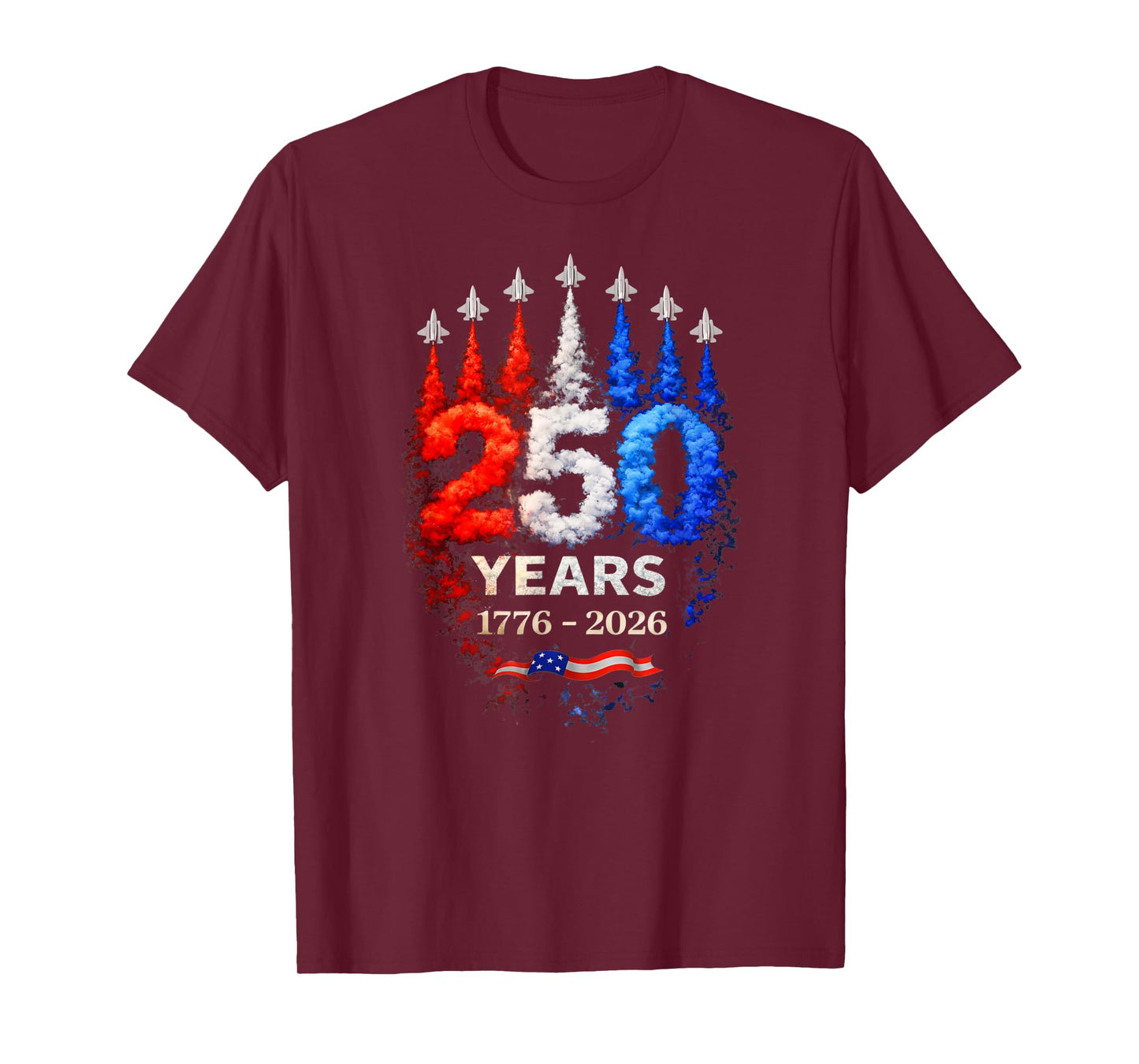 250 Anniversary USA Shirt Patriotic July 4th American Flag T-Shirt