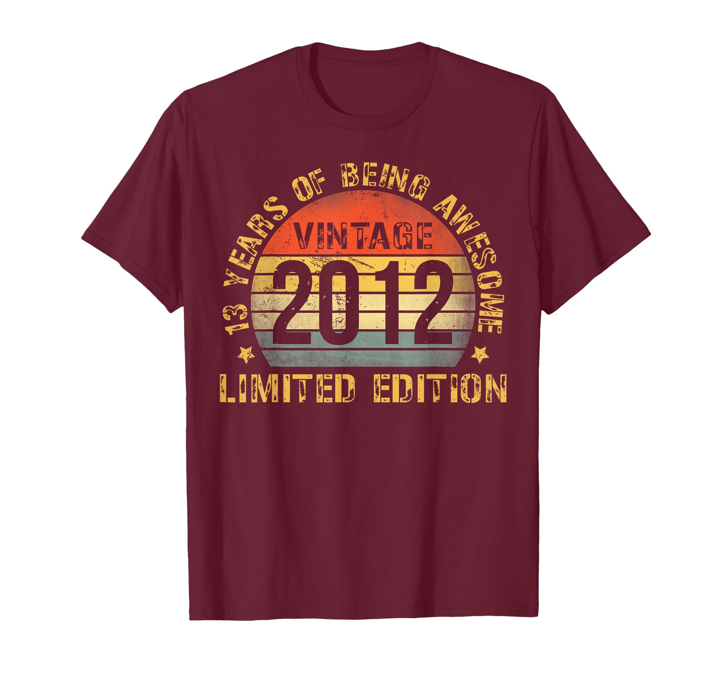 13 Year Old BDay Decorations Son Boy 13yr 2012 13th Birthday T-Shirt