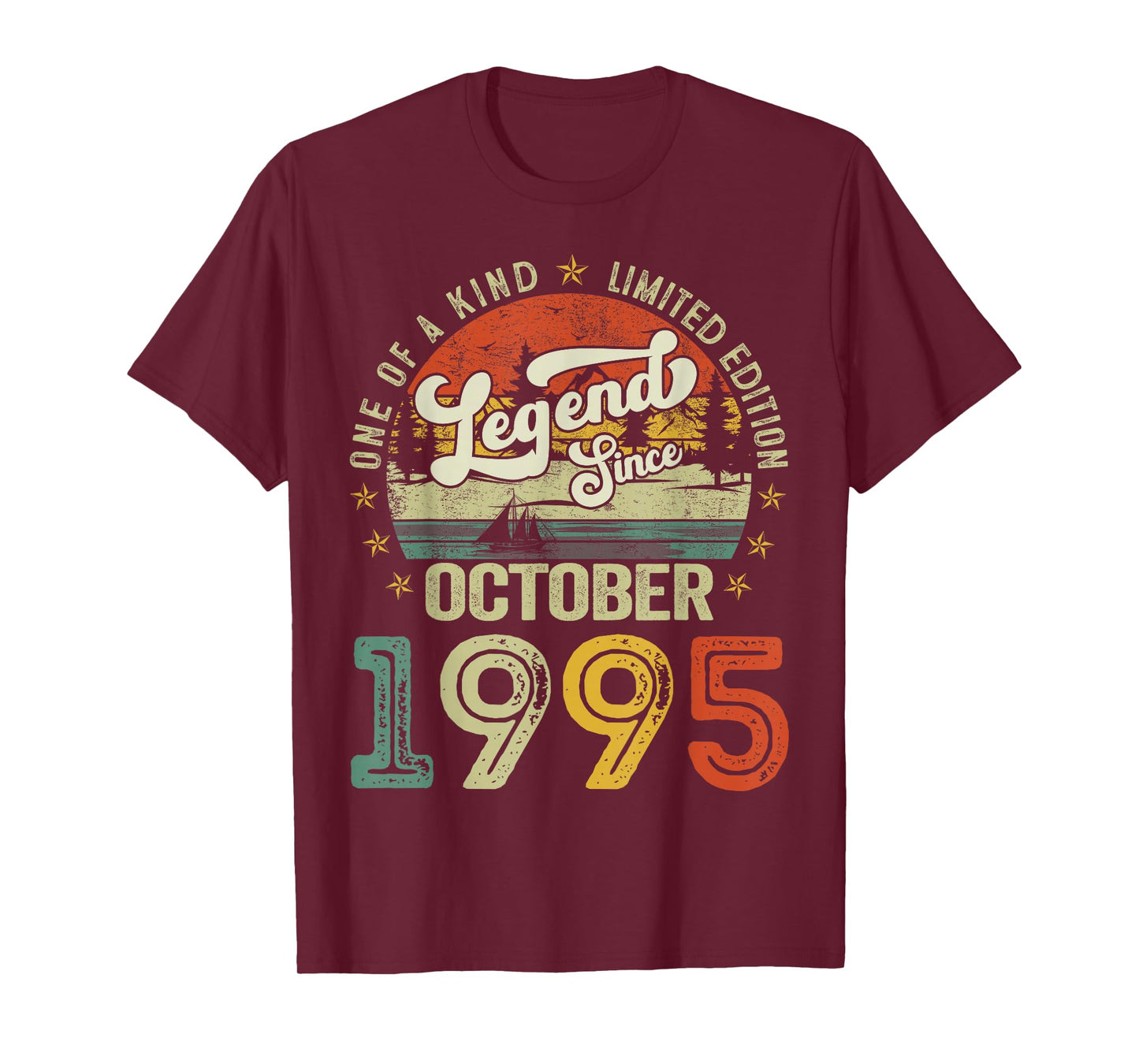 Legend since October 1995 30 Year Old 30th Birthday Men Boys T-Shirt