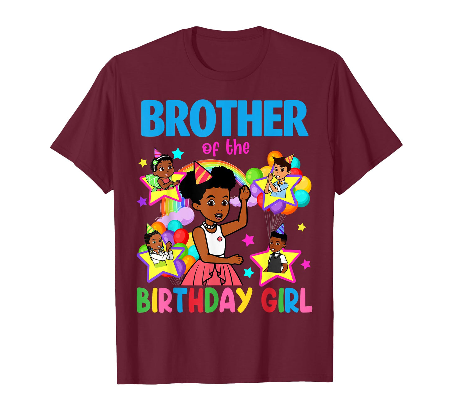 Bbrother Of Birthday Girl Gracie Birthday Dolls Girl Party T-Shirt