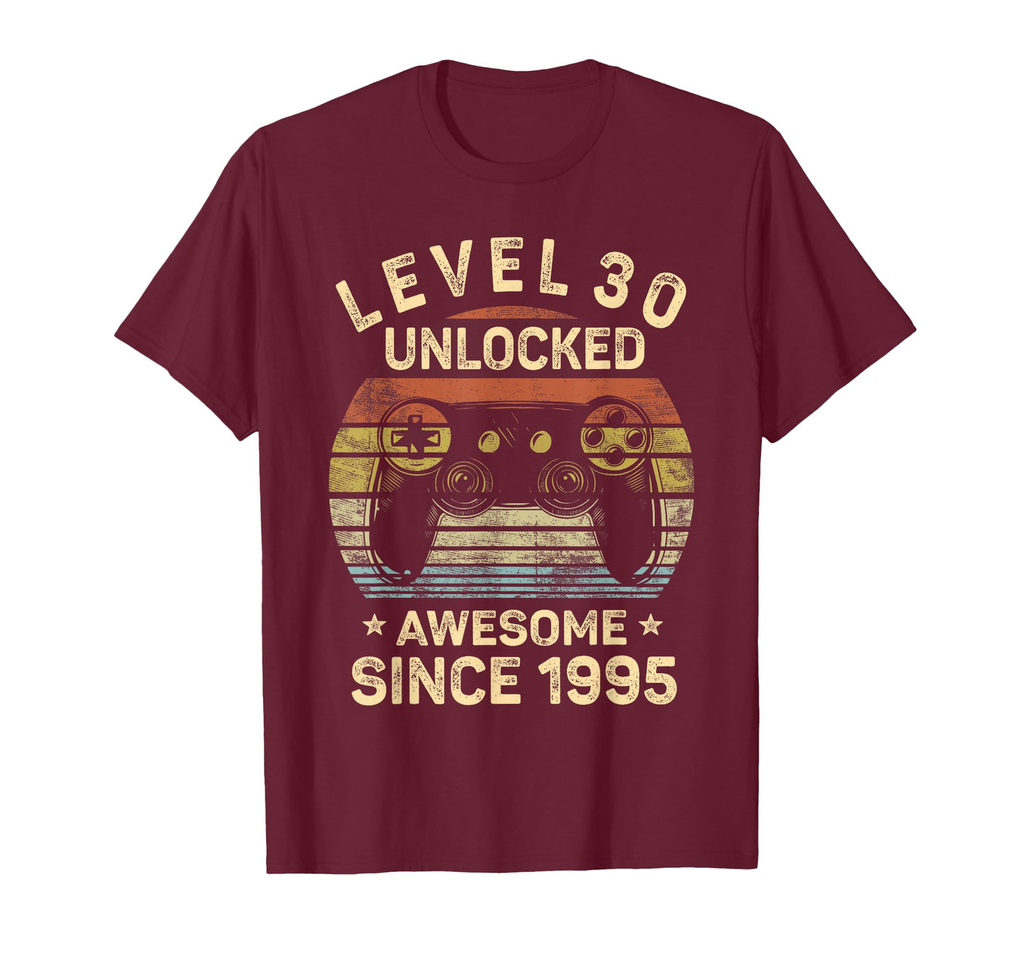 Level 30 Unlocked 30th Birthday 30 Year Old Gifts Gamer Bday T-Shirt