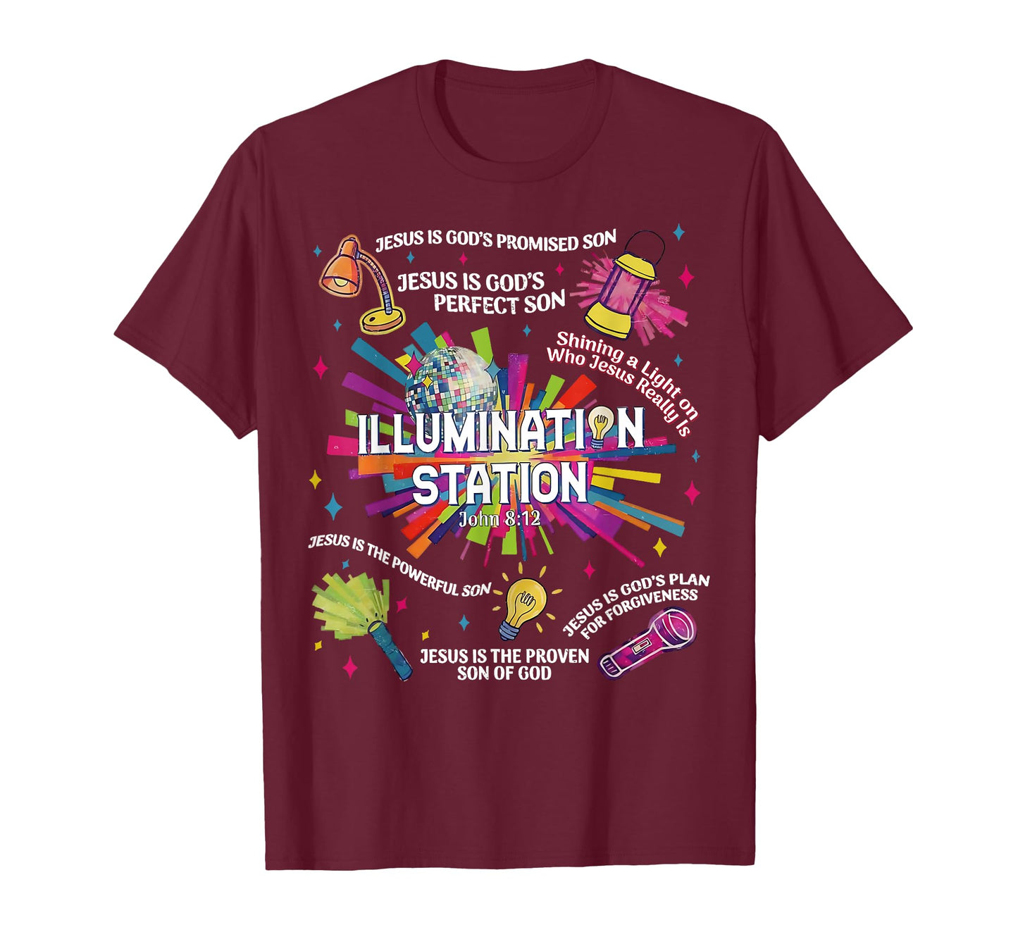 Illumination Station VBS 2026 Bible School Christian Lights T-Shirt