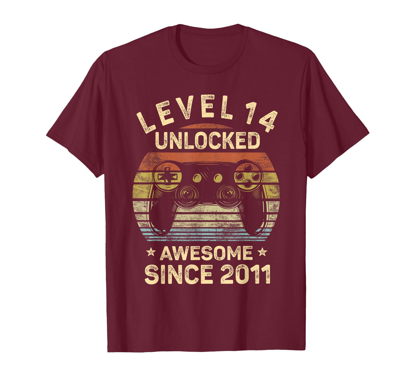 Level 14 Unlocked 14th Birthday 14 Year Old Gifts Gamer Bday T-Shirt