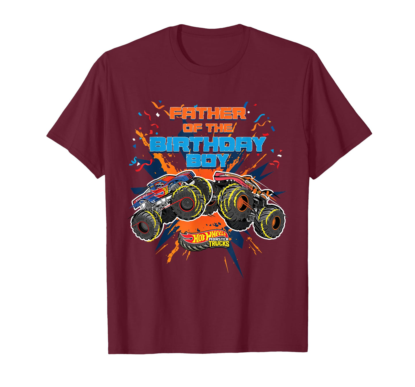 Hot Wheels Monster Trucks - Father of Birthday Boy T-Shirt