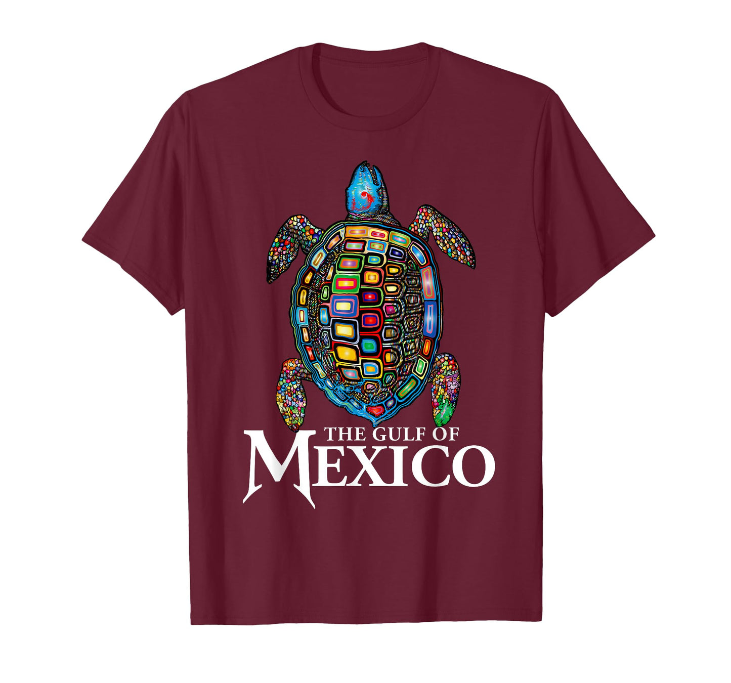 The Gulf Of Mexico EDM Music Rave Dance Sea Turtle Graphic T-Shirt