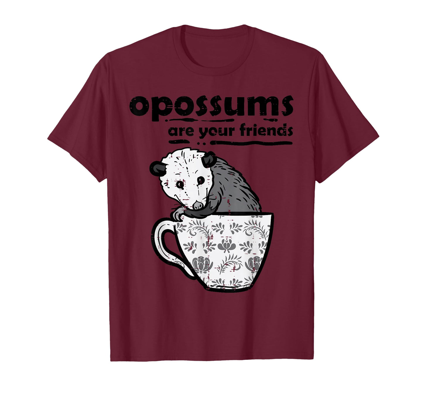 Opossums Are Your Friends Possum Street Cat Women Kids Men T-Shirt
