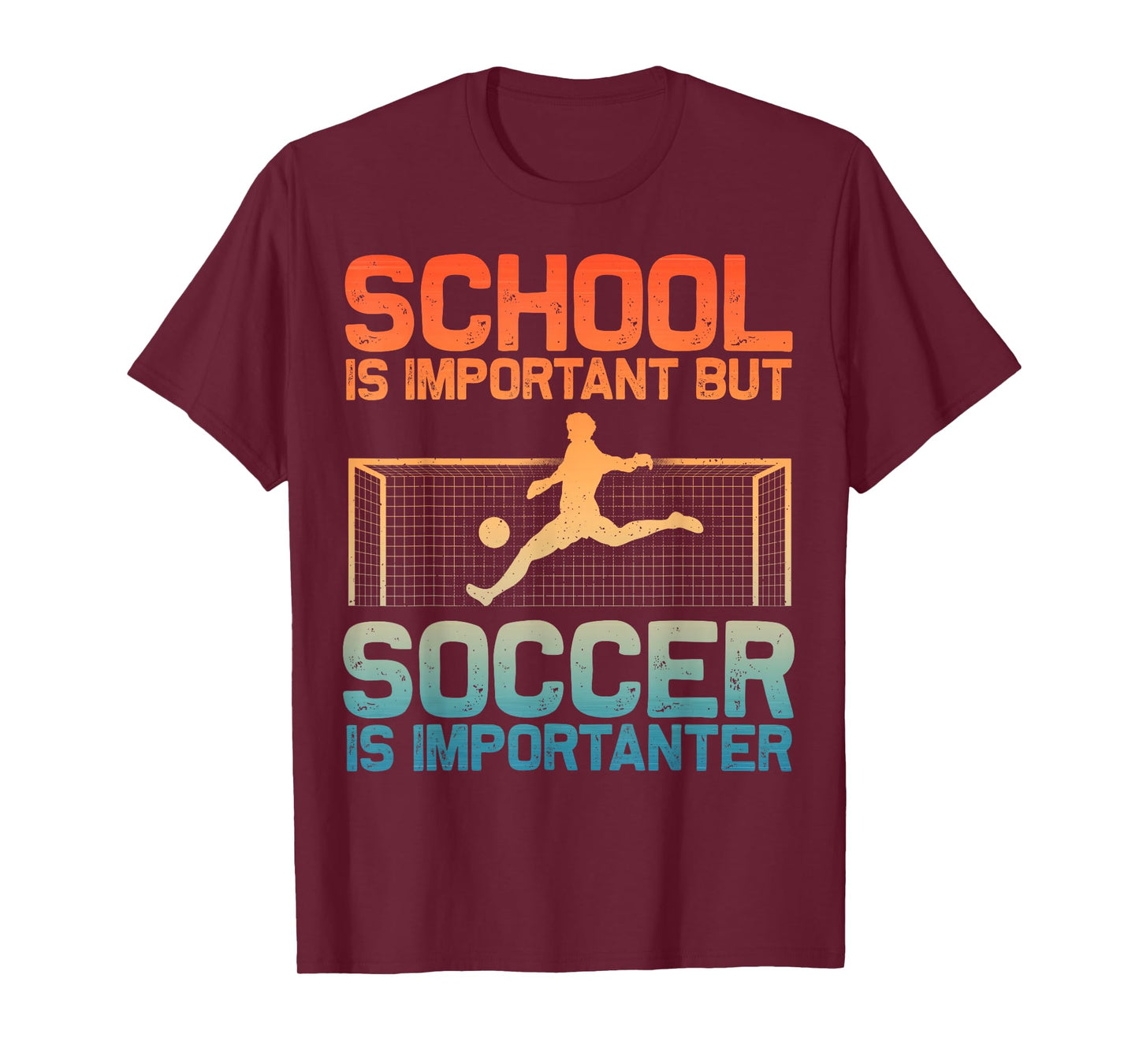Funny Soccer Art for Boys Girls Men Women Gag Soccer Player T-Shirt