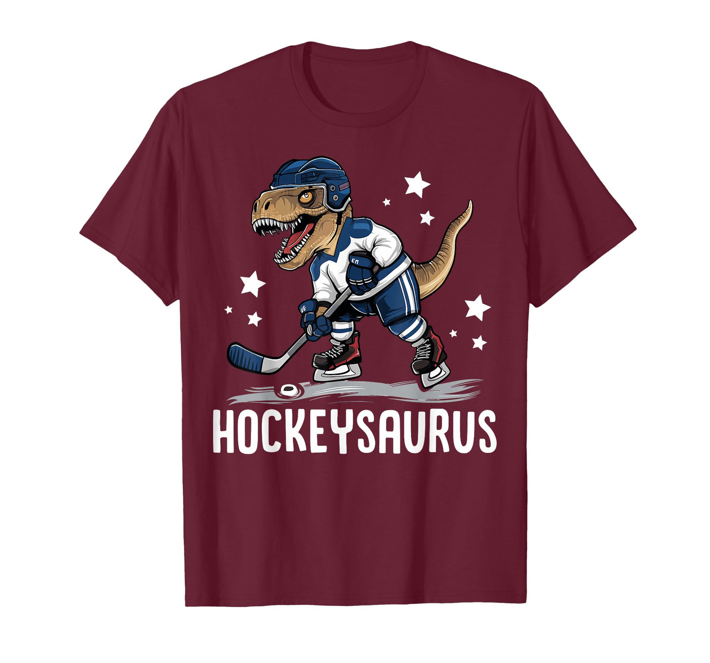 Hockeysaurus Funny Dinosaur Hockey Kids Hockey Boy T-Shirt