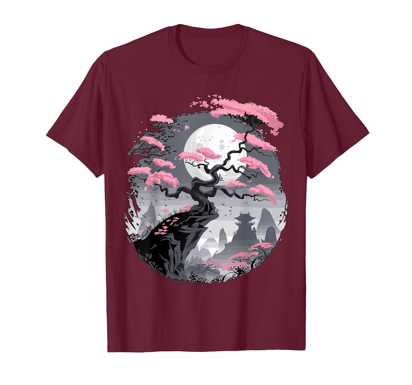 Japanese Sakura Garden Mount Fuji Cherry Blossom T-Shirt