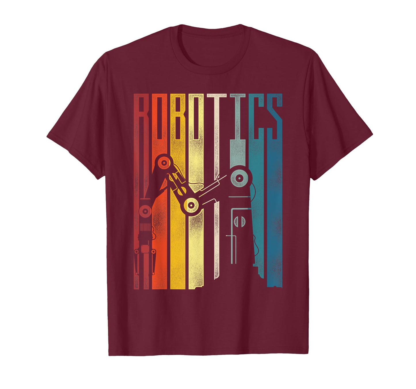 Robot Robotics Engineer Retro Vintage Robotics T-Shirt