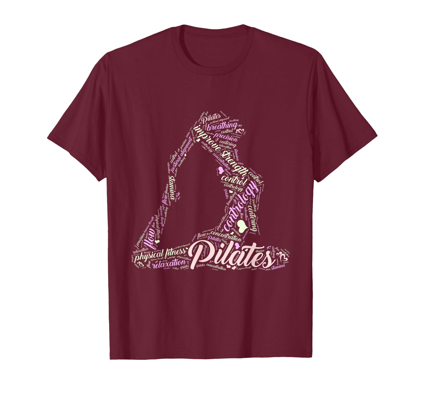 Pilates Wordcloud B T-Shirt