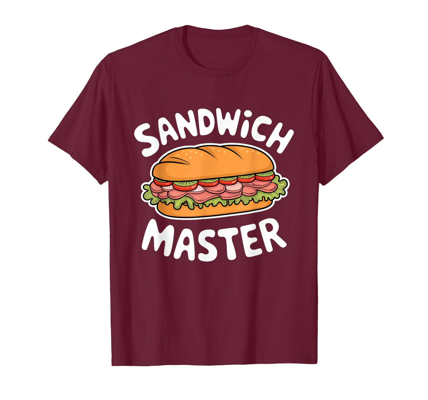 Sandwich Master Deli Sub Lover Sandwich Day Food Men T-Shirt