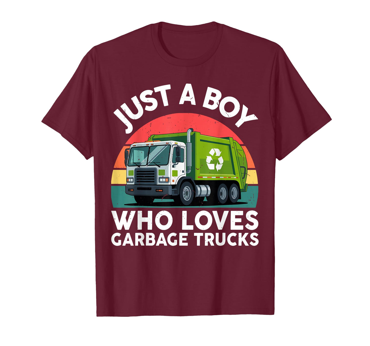 Toddler Boy Who Loves Garbage Truck Birthday Outfit Trash T-Shirt