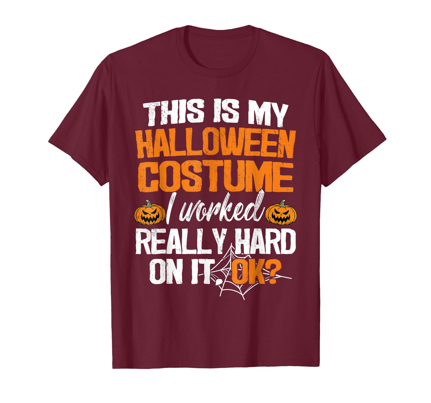 Funny Easy This Is My Halloween Costume DIY Last Minute T-Shirt