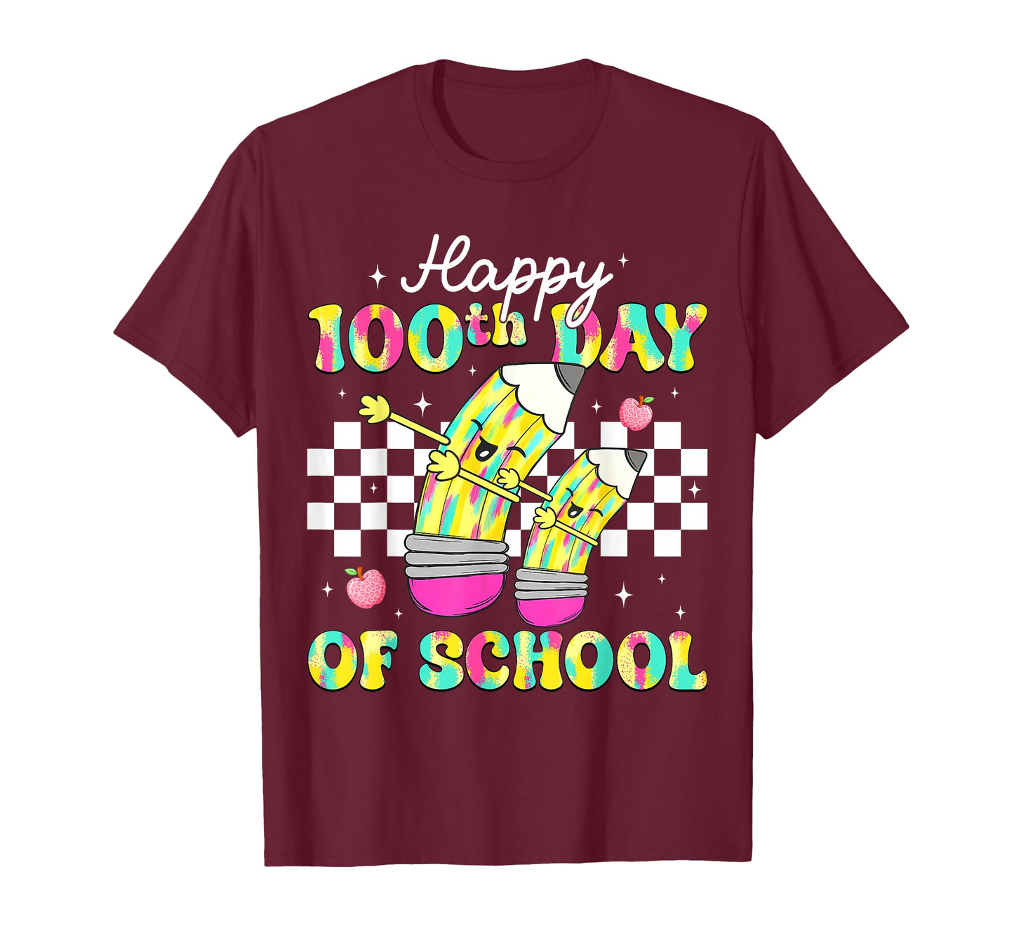 100 Days of School for Teacher Kids Girls Students Boys T-Shirt