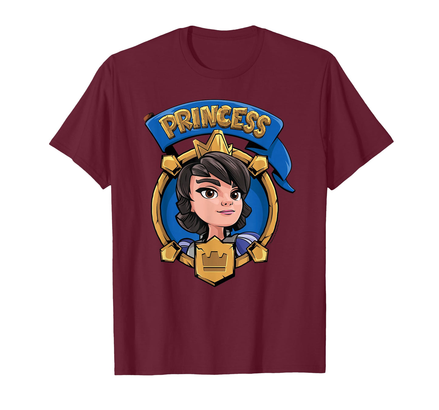 Clash Royale Princess Face Retro Portrait T-Shirt