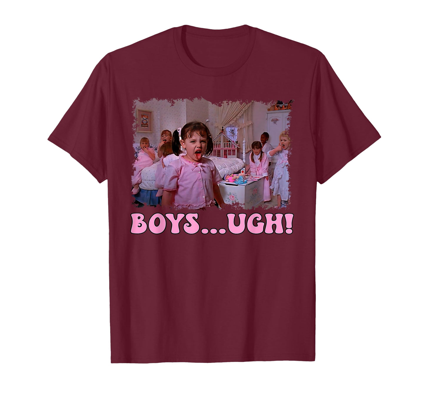 Boys Ugh Funny Girl Anti Valentine Graphic T-Shirt