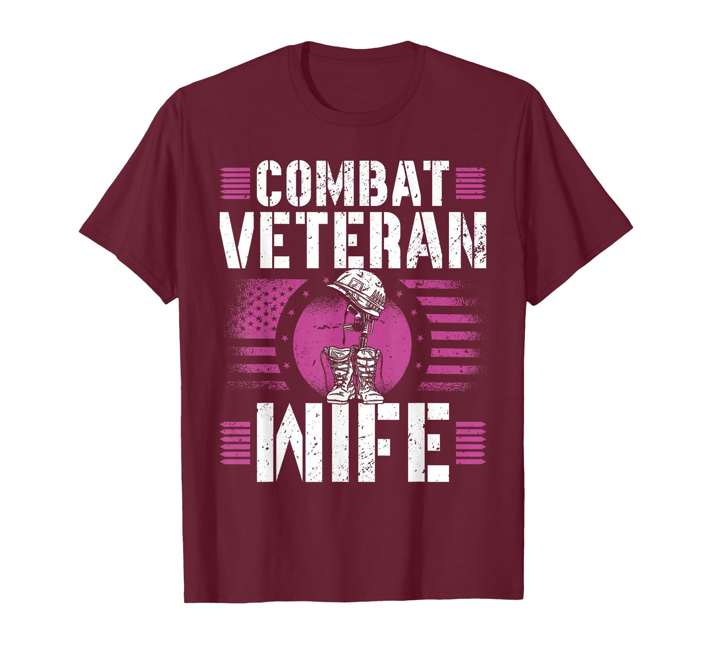 Combat Veteran Wife Veteran's Day Veterans Combat Veteran T-Shirt
