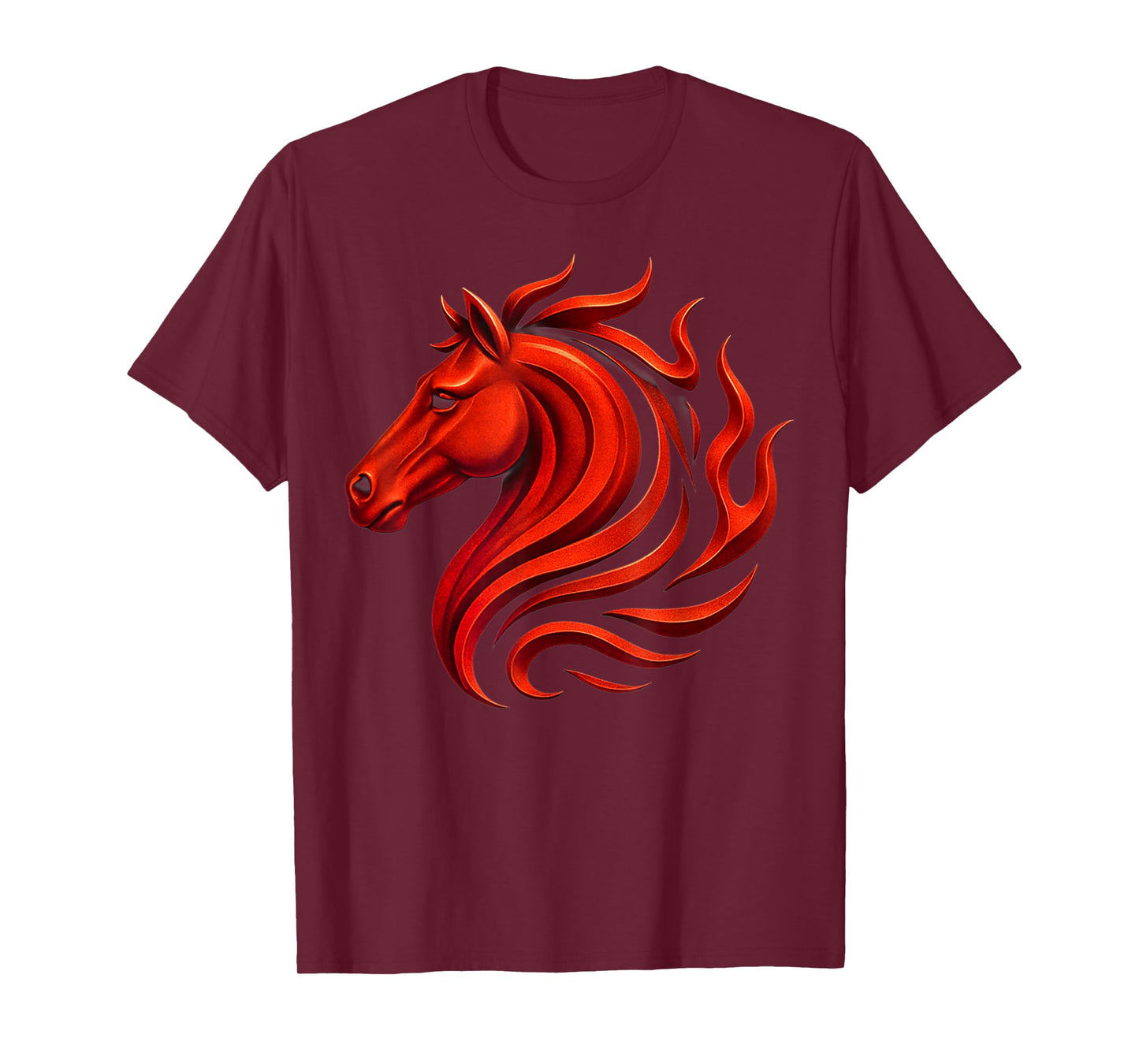 Fire Horse Chinese Zodiac Symbol 2026 Lunar New Year T-Shirt
