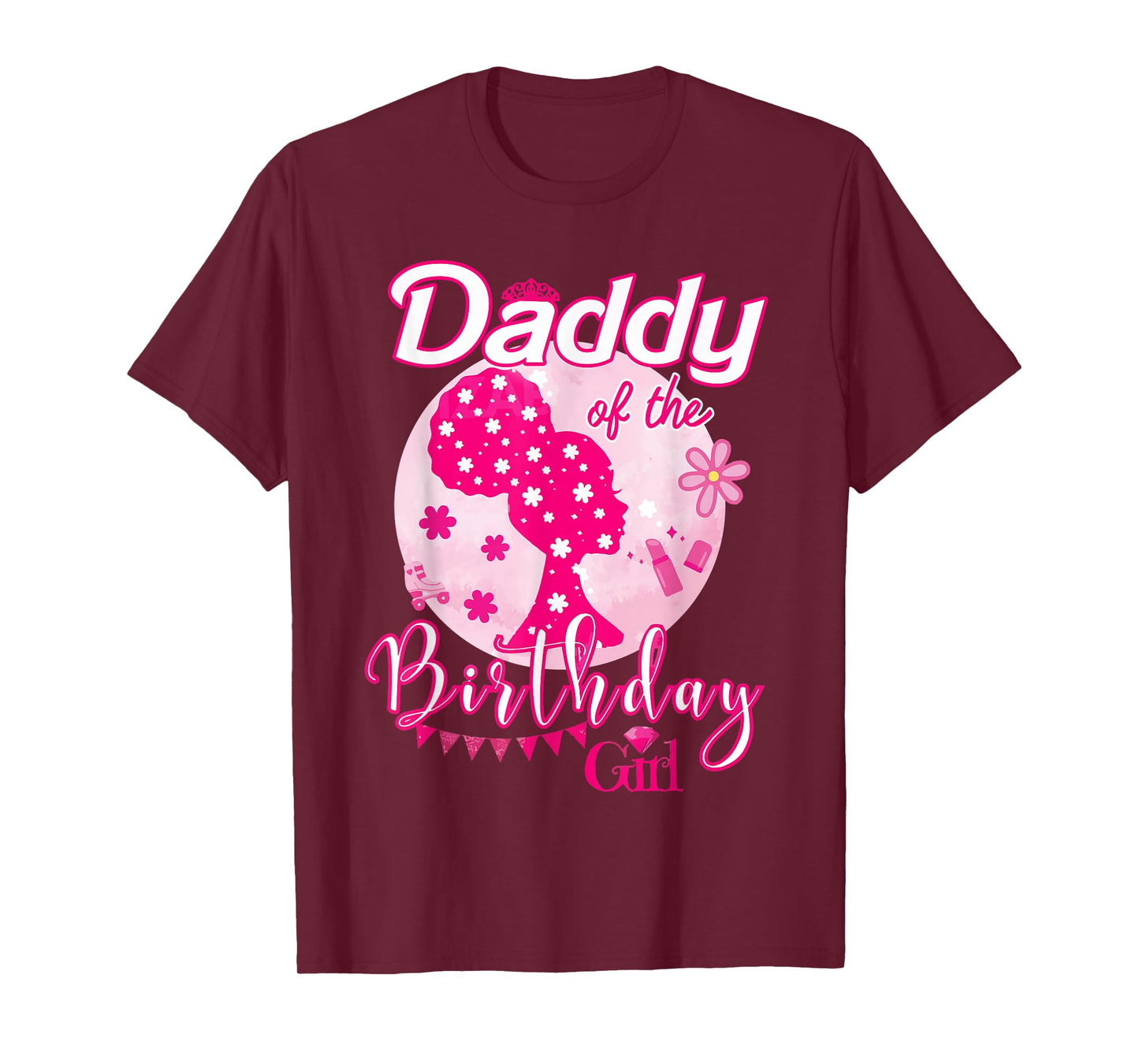 Daddy Of The Birthday Girl Doll Birthday Kid Family Matching T-Shirt