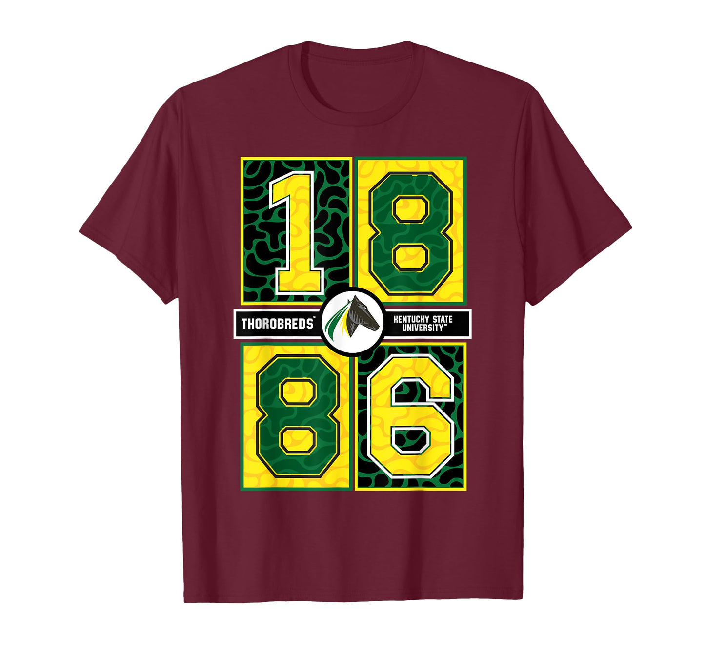 Kentucky State University - KSU Thorobreds Concrete Date T-Shirt