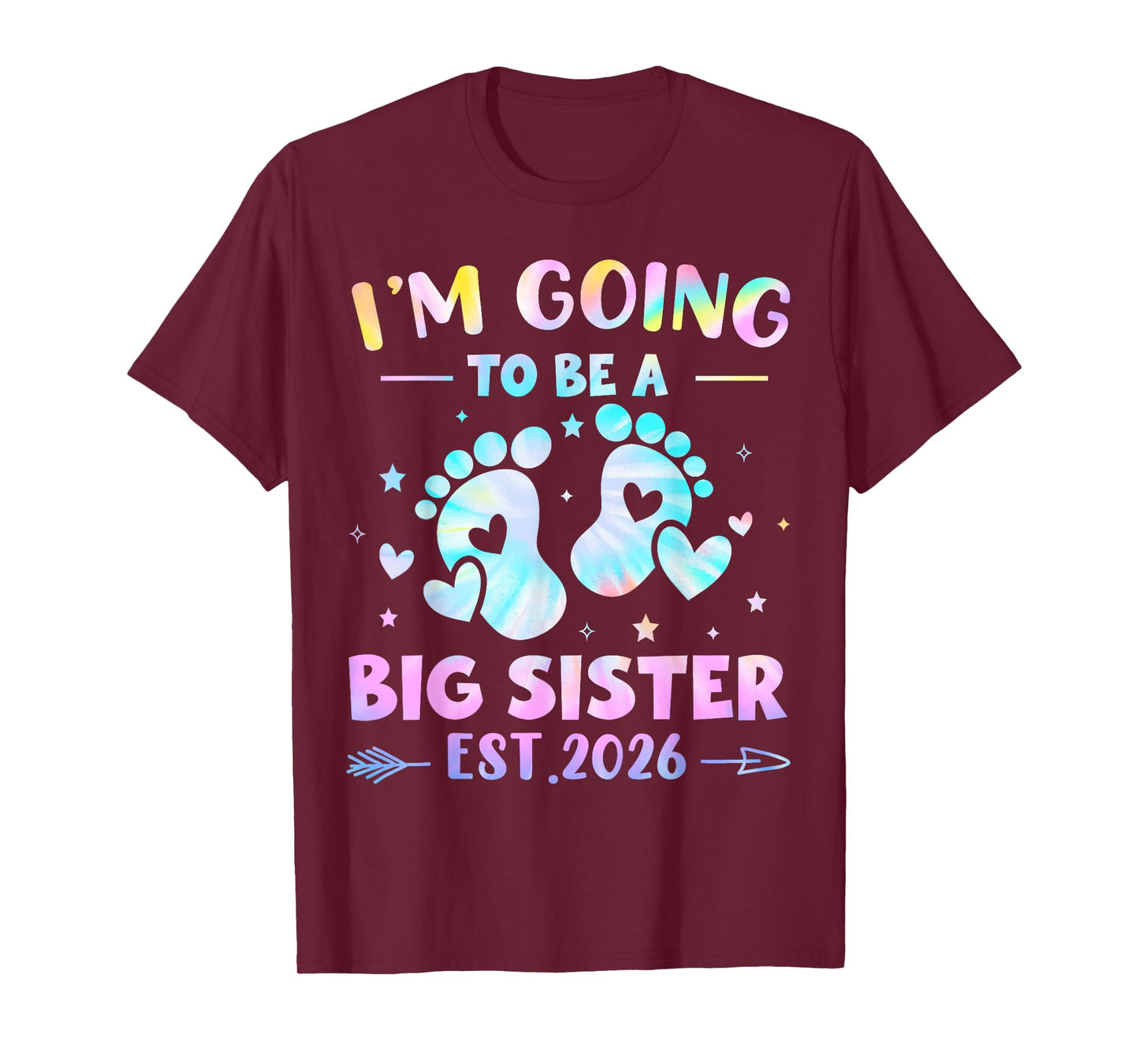 Soon to Be Big Sis Finally Going to Be Big Sister Est 2026 T-Shirt