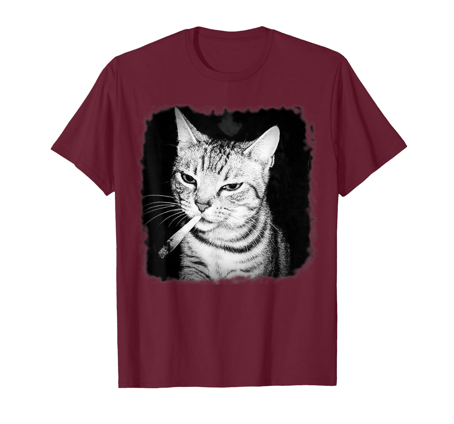 Cigarette Kitten Gang Cat Smoking Cigarette Funny Cat Meme T-Shirt