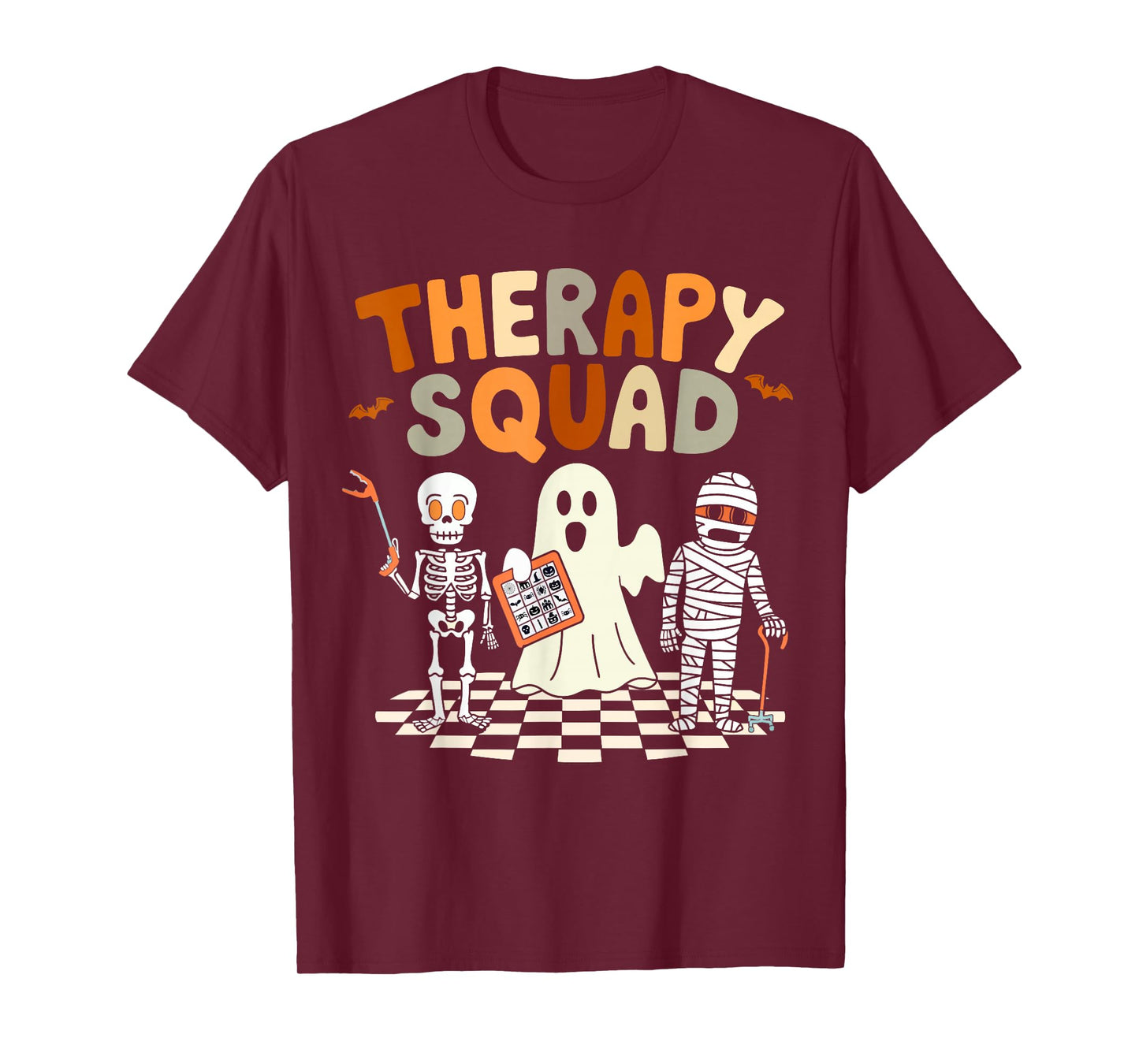 Funny Therapy Squad Retro OT PT Team Cute Halloween Physical T-Shirt