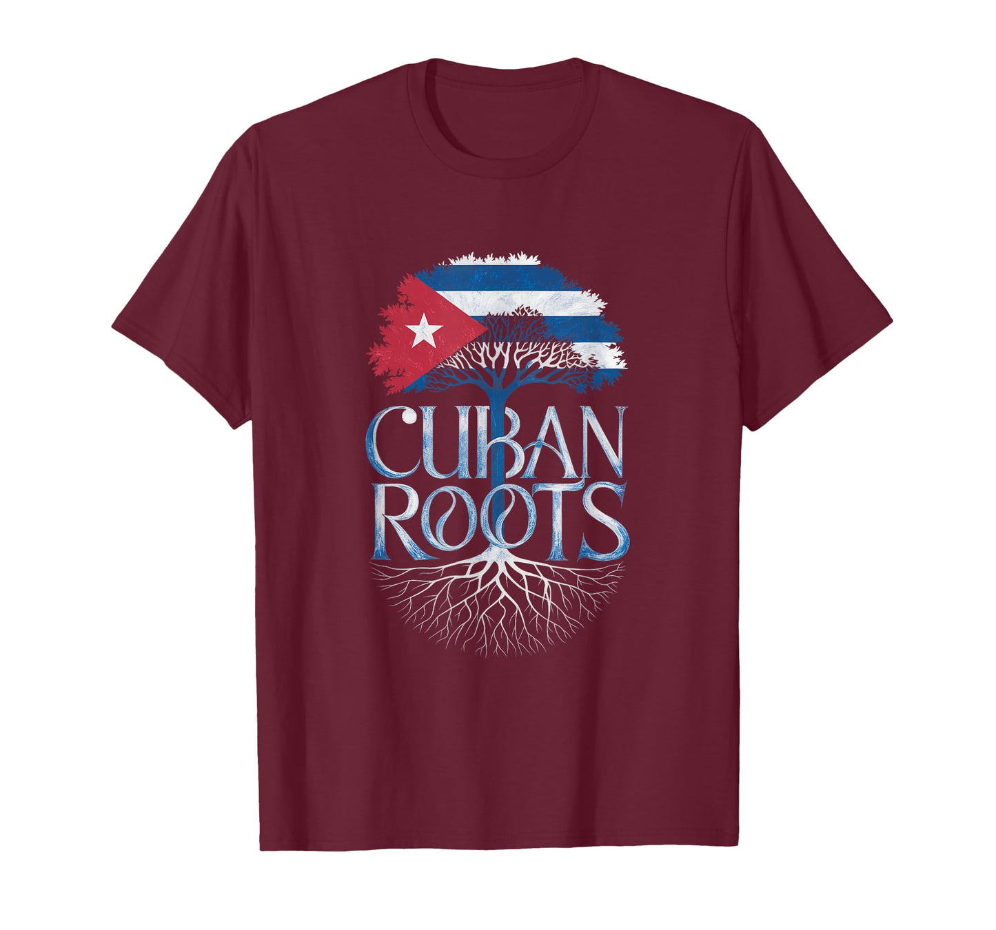Cuban Roots - Cuba Flag Colors Family Tree Souvenir T-Shirt
