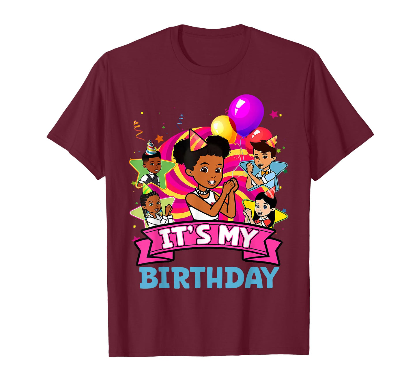 It's My Birthday Girl Gracie Pink Doll Family Decorations T-Shirt