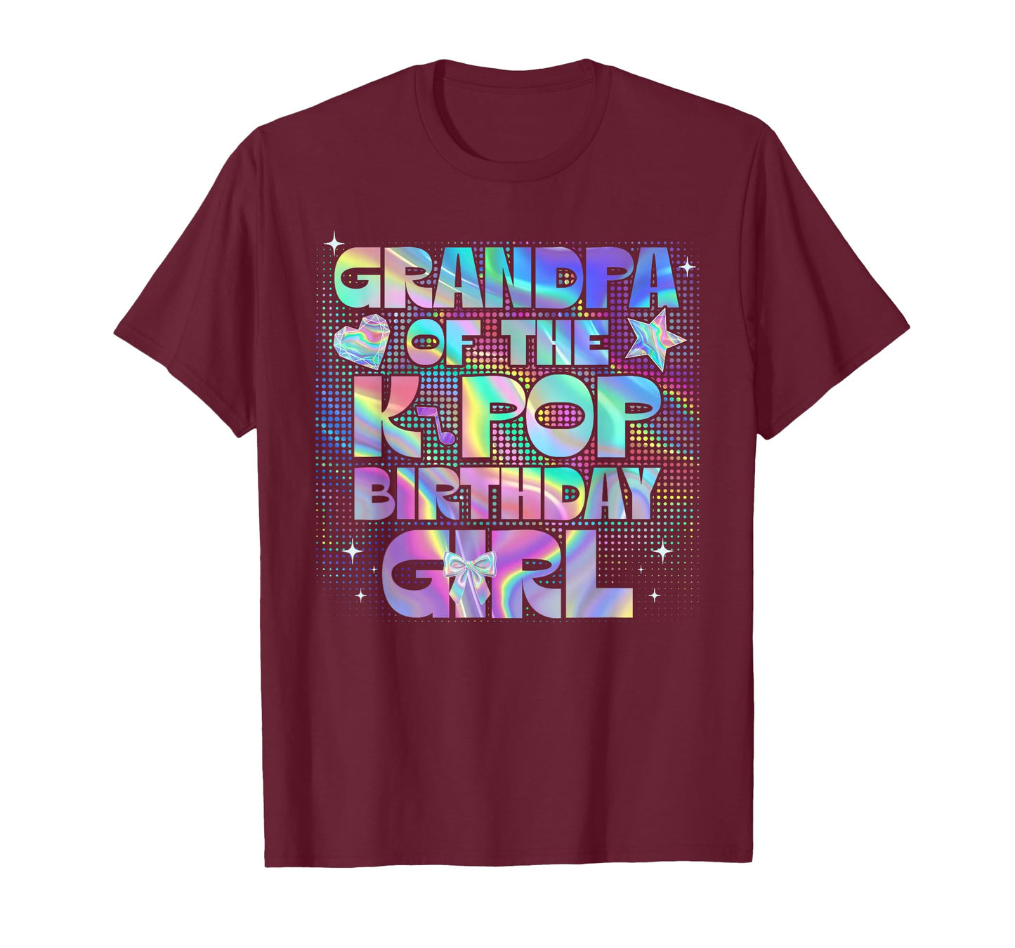 Grandpa of The K-Pop Birthday Girls Korean Music Lovers T-Shirt