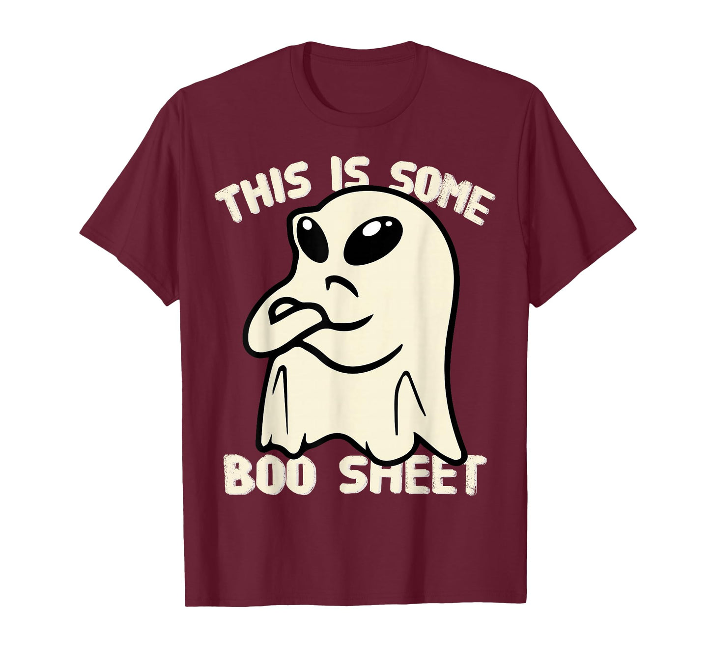 Resident Ghost Alien Eyes This is Some Boo Sheet Bullshit T-Shirt