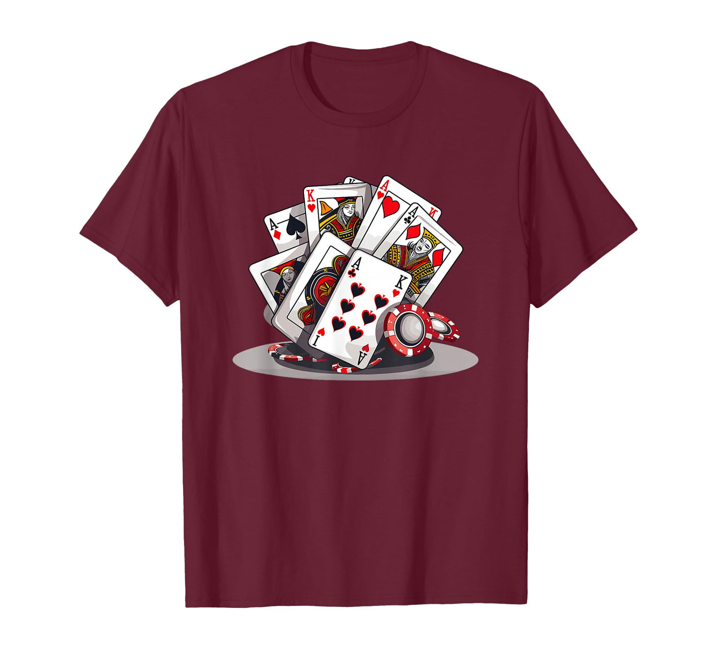 Funny Poker Card Player Casino Gambler Poker T-Shirt