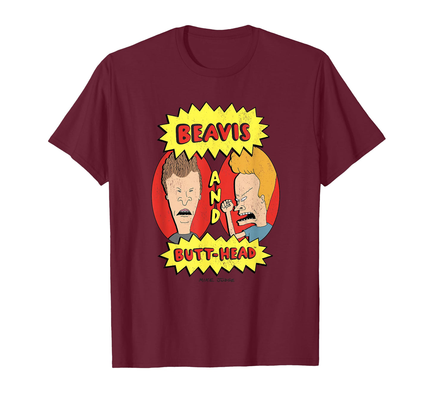 Beavis and Butt-Head Vintage Distressed Duo T-Shirt