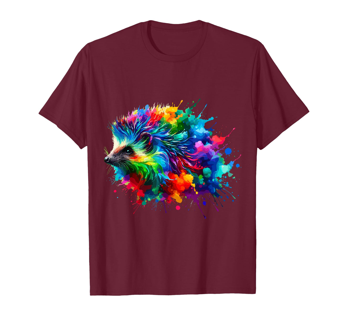 Splash Art Hedgehog Hedgehogs T-Shirt