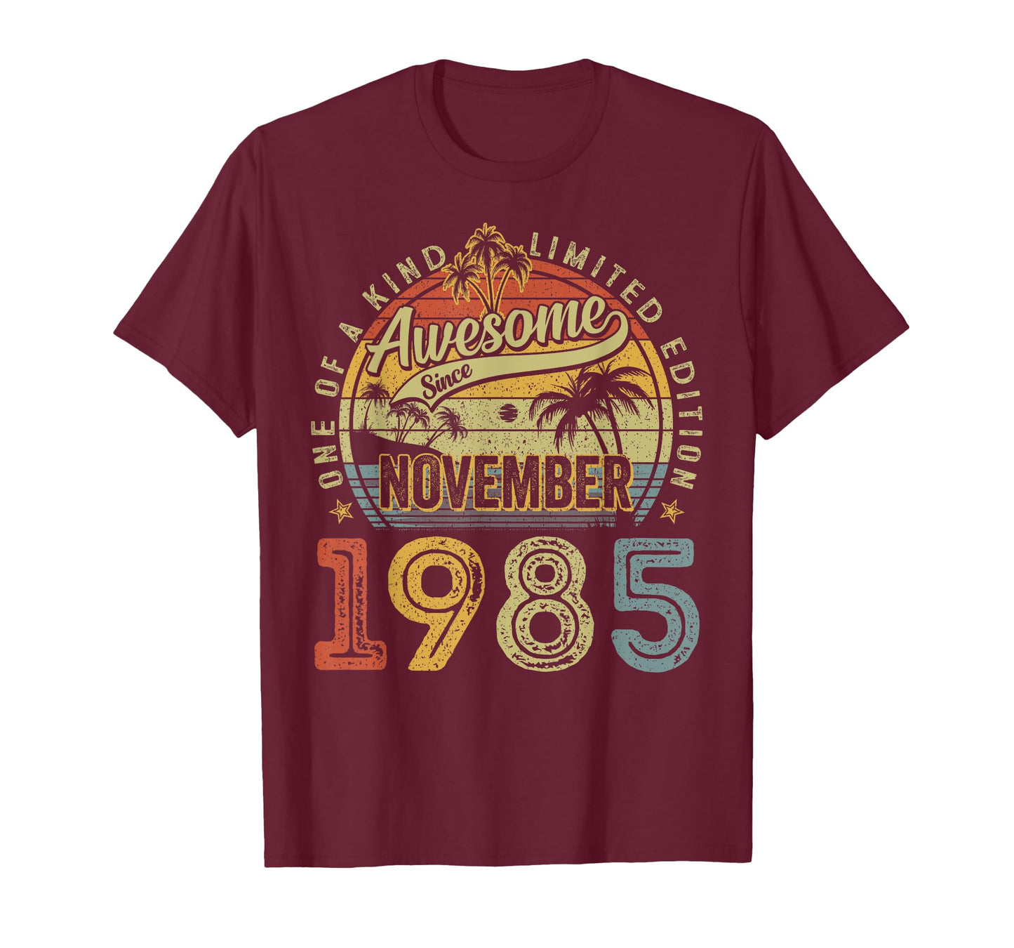Awesome since November 1985 40 Years Old 40th Birthday Men T-Shirt