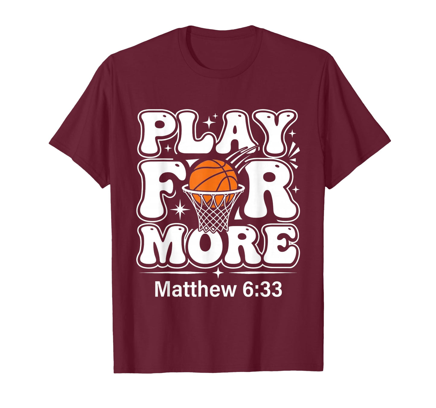 Christian Basketball Jesus Bible Verse Basketball Mom Game T-Shirt