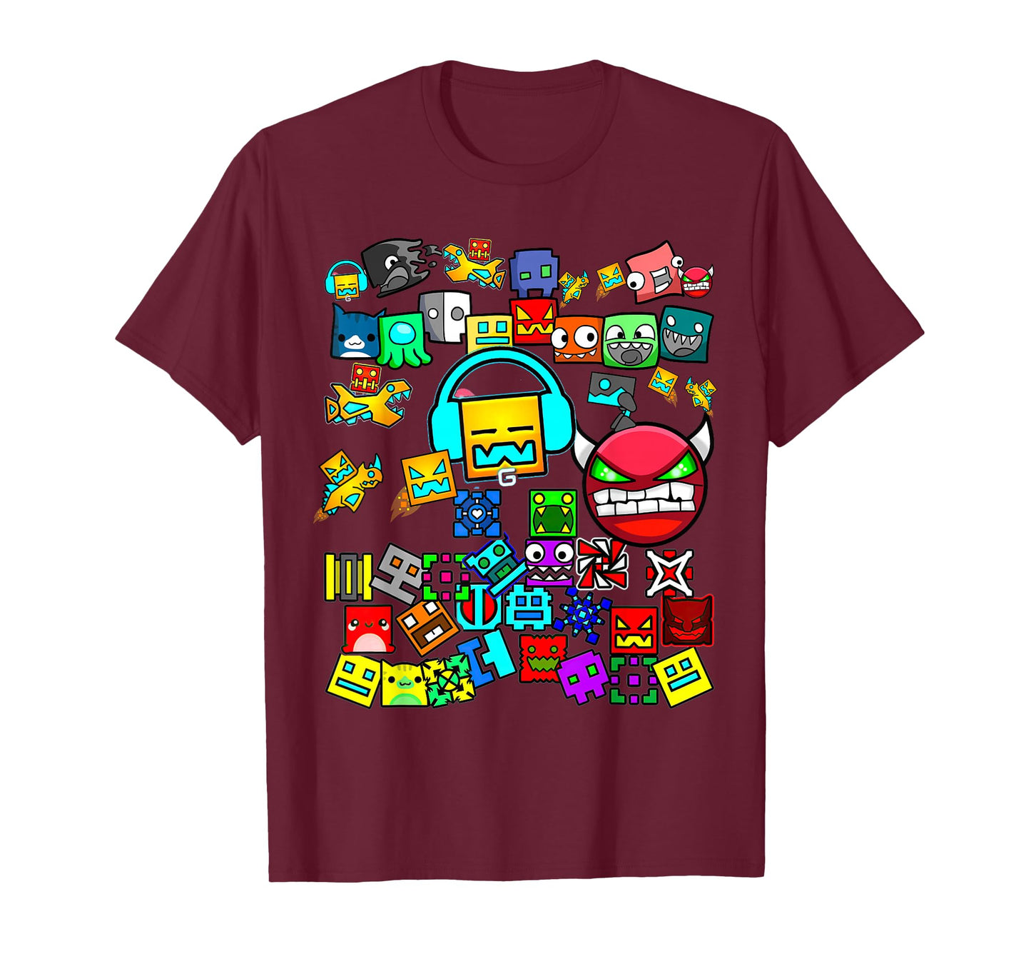 Video Gamer Lover Dash Video Game Geometry T-Shirt