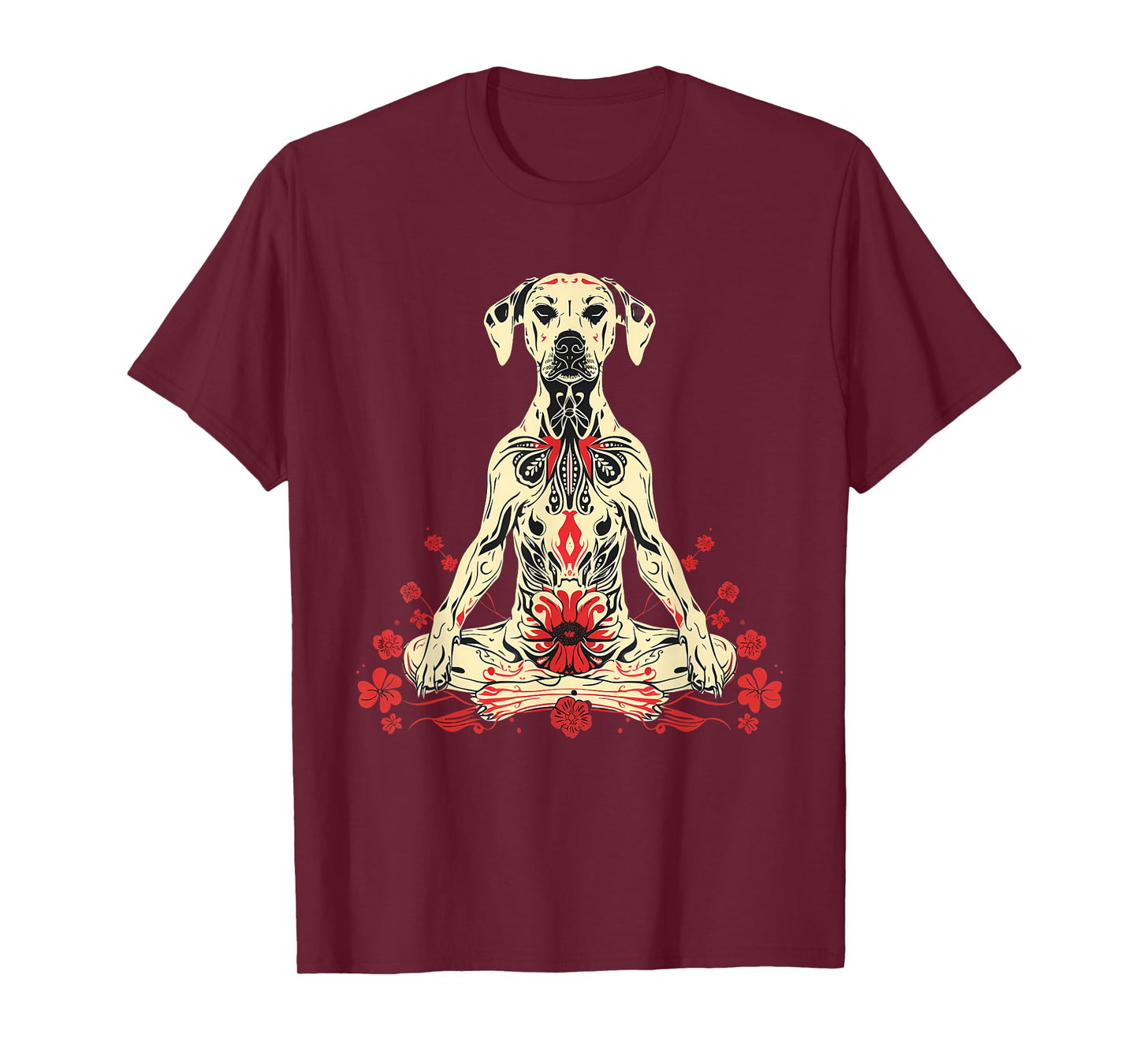 Dog Buddha Meditation Spiritual Yoga Buddhist Spirituality T-Shirt for Men Women Kids
