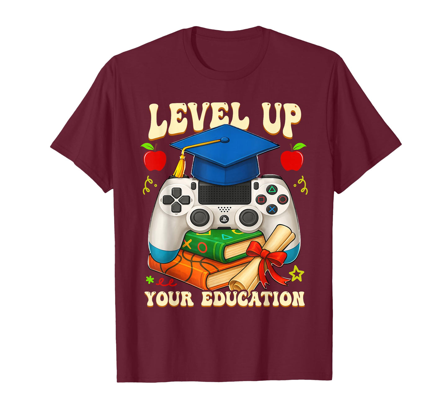Level Up Your Education Gaming Inspired Teacher Gamers T-Shirt