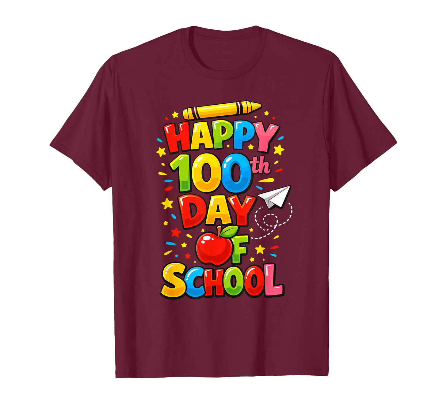 100th Day of School Happy 100 Days T-Shirt