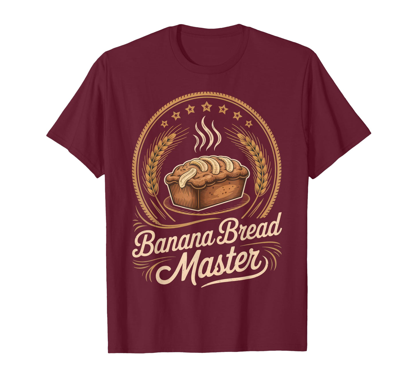 Banana Bread Master Baker Chef Humor Fall Baking Lovers T-Shirt