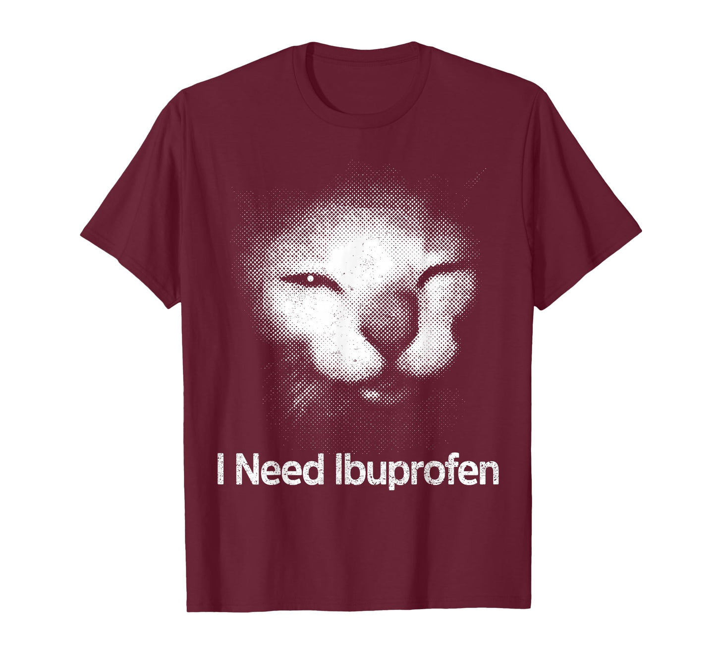 I Need Ibuprofen Cat Meme Funny Silly Cat Ironic Weird T-Shirt