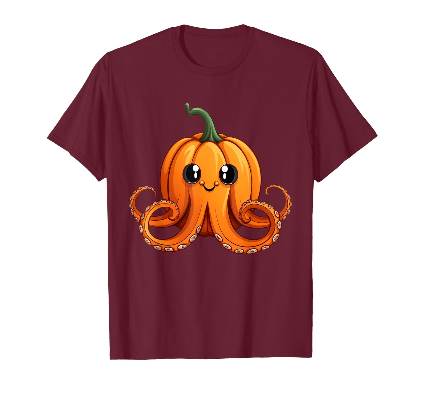 Vintage Octopus Pumpkin Lazy Halloween Party Costume Kids T-Shirt