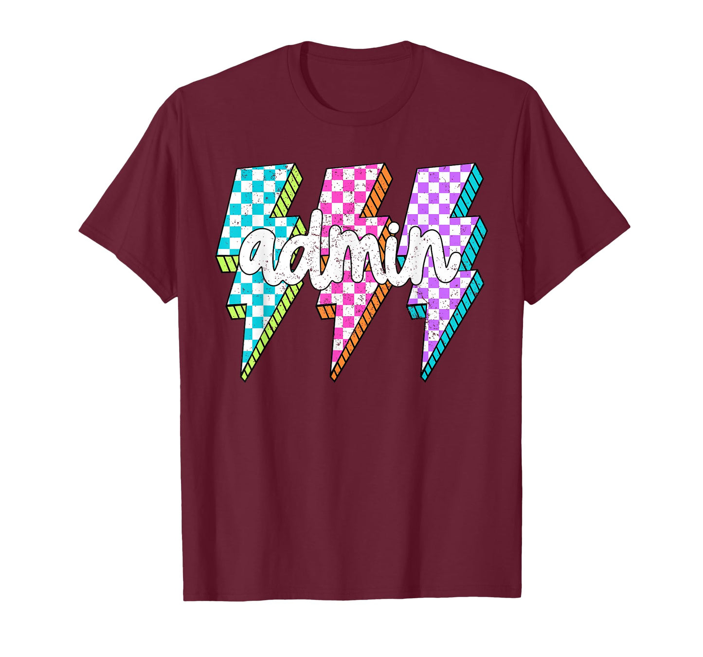 Admin Squad Lightning Bolt School Assistant Principal T-Shirt
